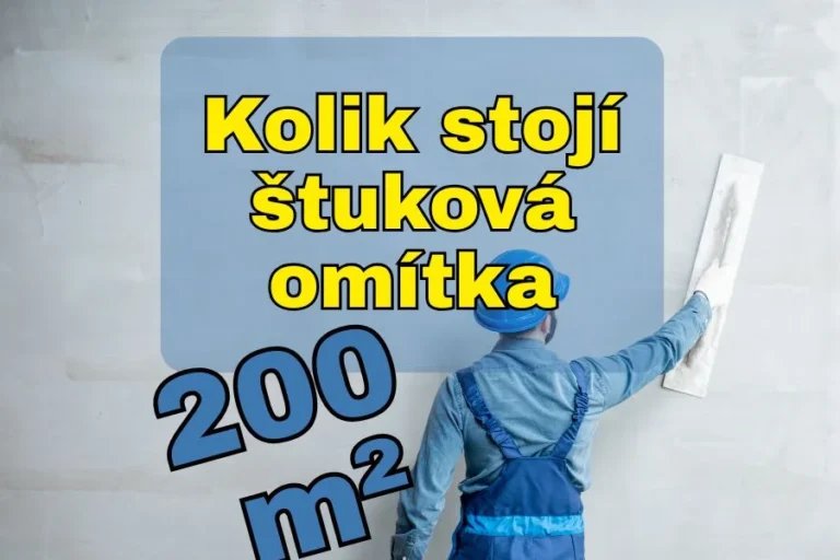 Cena štukové omítky 200 m2